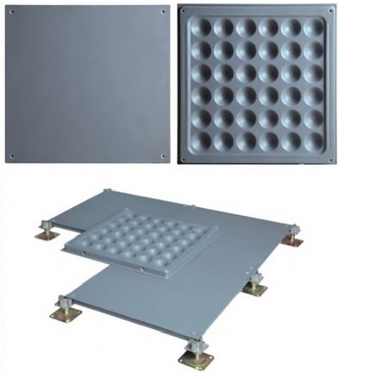 硫酸钙地板铝合金地板现货直发   PVC地板OA网络地板可定制