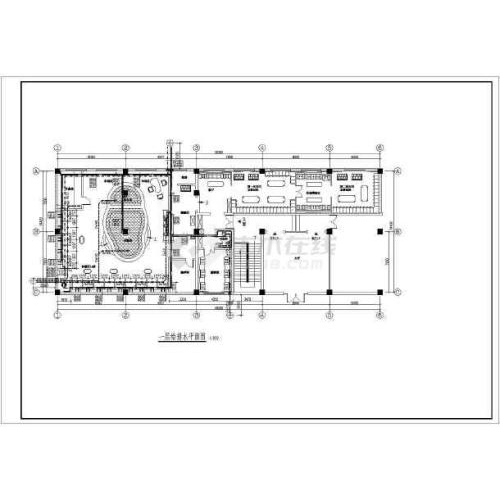 浴池给排水设计 洗浴给排水中心设计 洗浴桑拿给排水设计