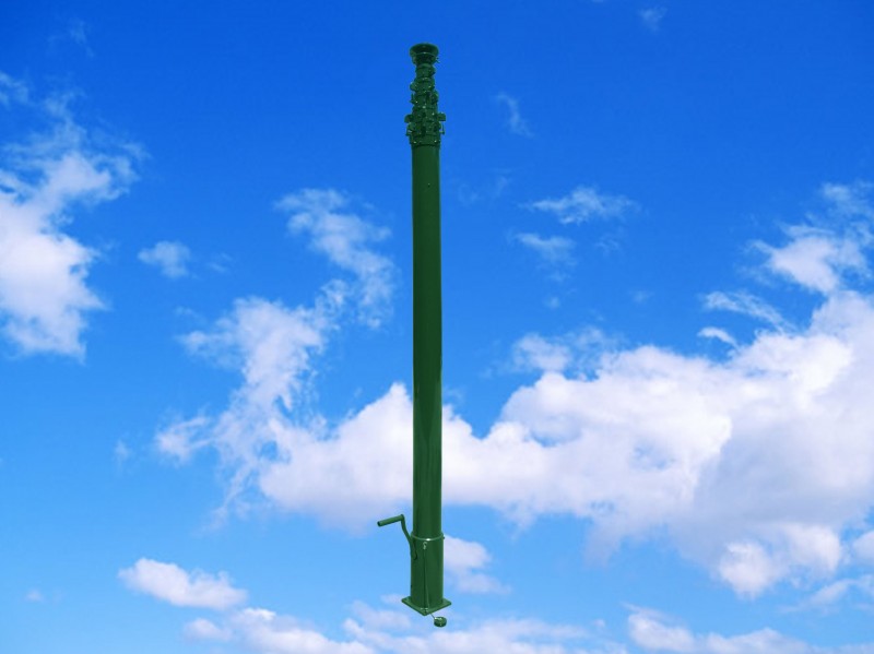 3-20米云台升降支架 监控摄像头升降杆 手摇升降杆