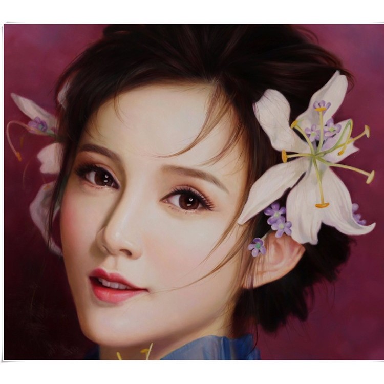 朝鲜人物油画 朝鲜艺术品创作基地 朝鲜油画 专业定制油画