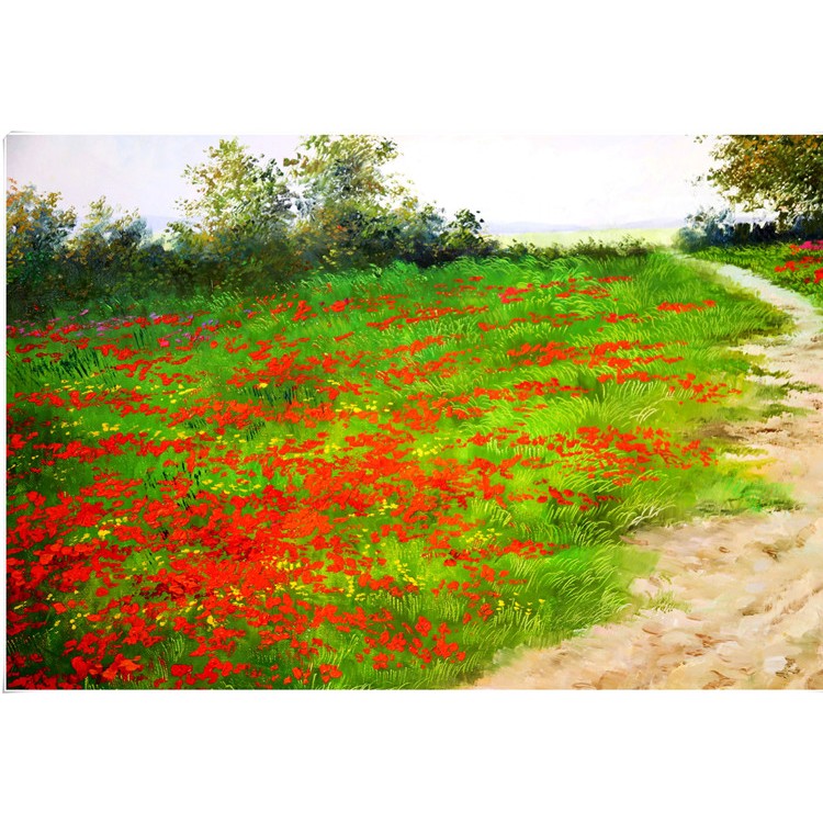 朝鲜油画 朝鲜油画 朝鲜艺术品创作基地 专业定制油画