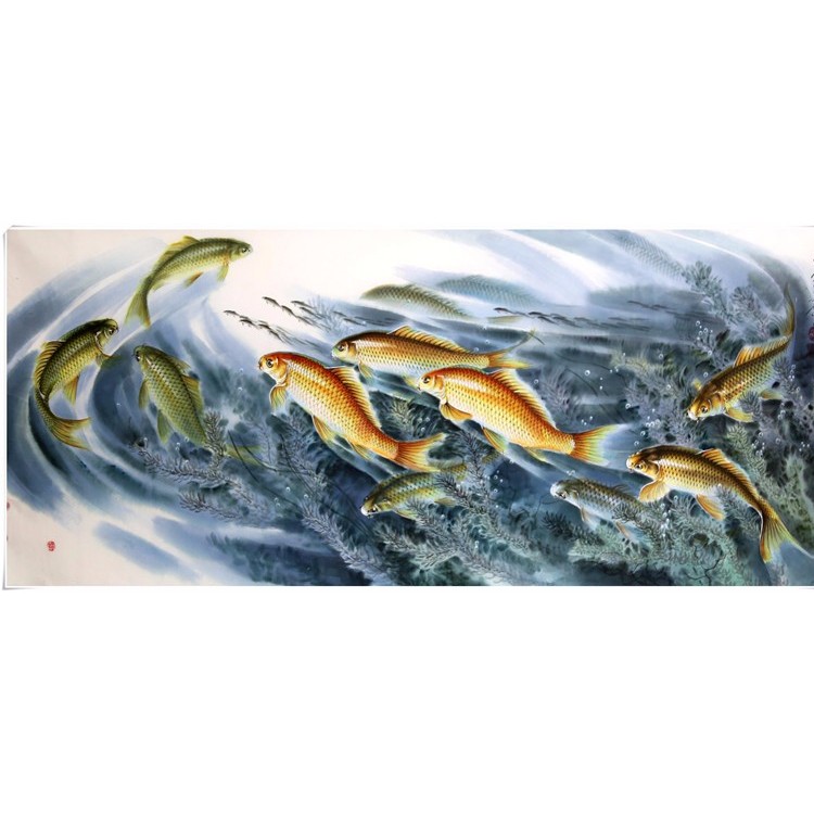 朝鲜油画 富贵有余 朝鲜油画 专业定制油画