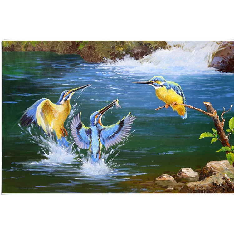 朝鲜油画 富贵有余 朝鲜油画 专业定制油画