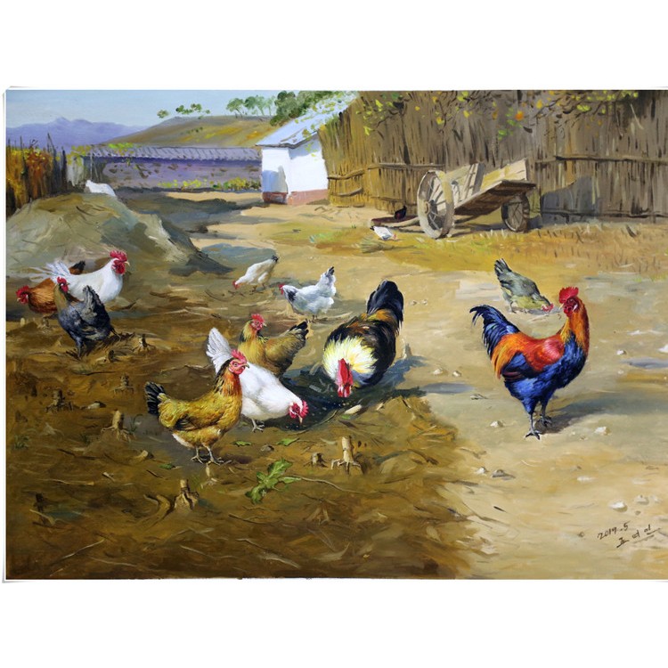 朝鲜油画 乡土 朝鲜油画 专业定制油画