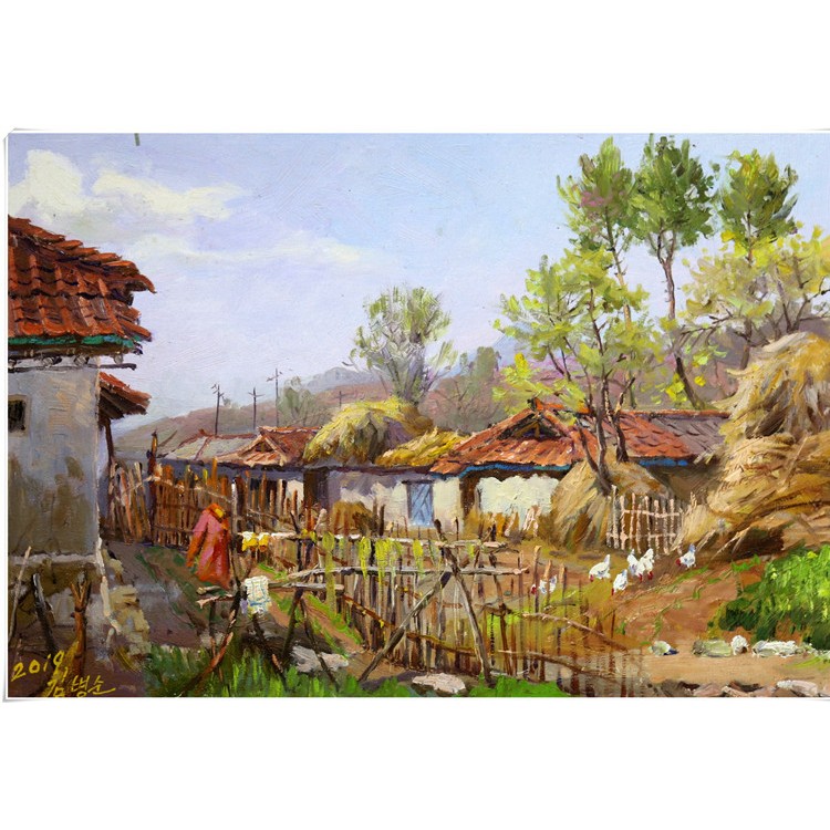 沈阳朝鲜油画 朝鲜油画 沈阳专业定制油画