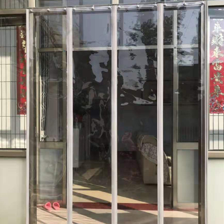 磁吸PVC透明软门帘