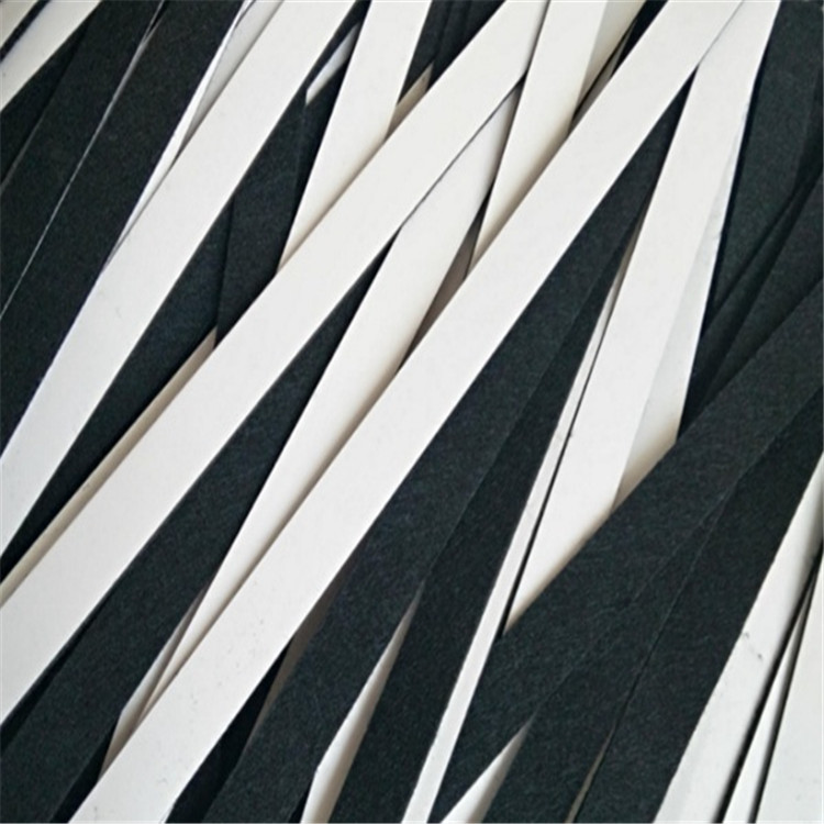 直销黑色背胶毛毡 工业背胶毛毡 双面自粘化纤毛毡