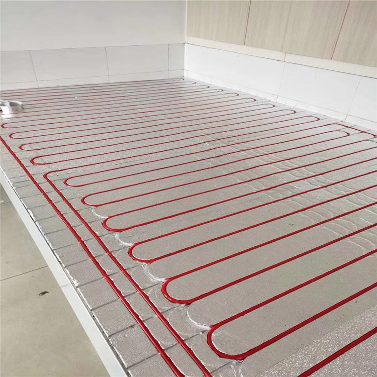 免回填地暖模块地热保温板铝板导热干式电地暖板水暖炕床模块