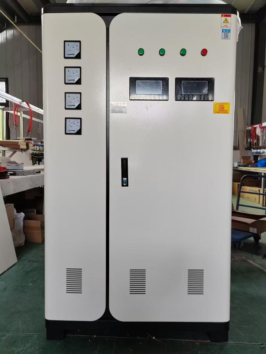 120KW匠奥半导体加热智能电锅炉供一层二层楼地暖暖气片1200平米