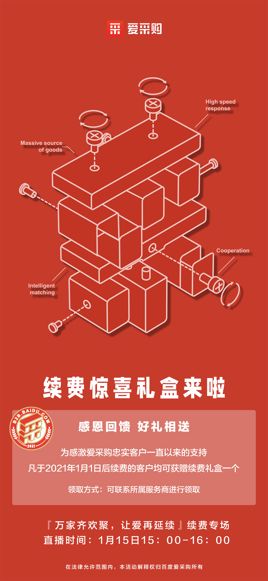 百度爱采购续费