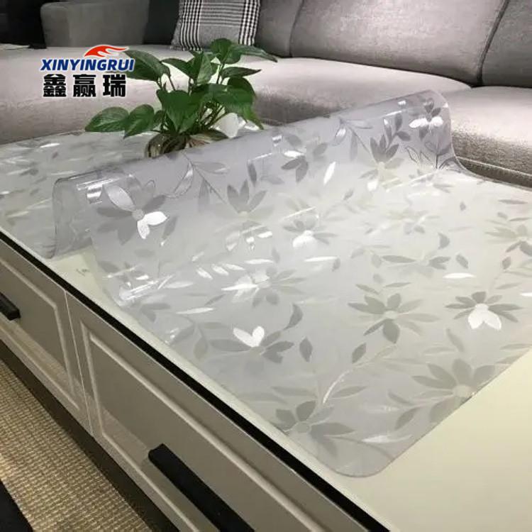 鑫赢瑞 餐桌磨砂塑料桌垫 透明软玻璃水晶板 pvc材质 防水防油
