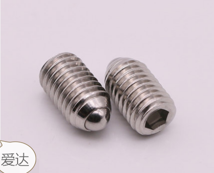 波珠螺丝不锈钢定位珠弹珠螺钉M3-M20钢珠紧定滚珠弹簧销球头柱塞
