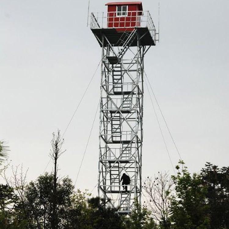 来图定制 观光瞭望塔 森林防火监控塔 山顶观测监控塔