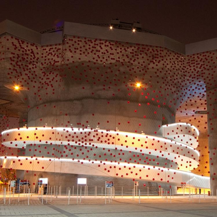 不锈钢编织绳网 卡扣型钢丝绳防坠网 佰安固