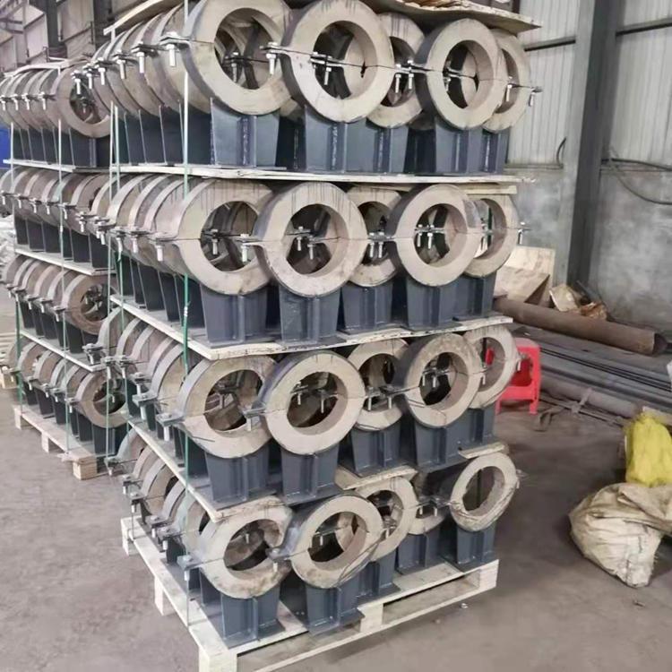 昂信德加工隔热管托高效镁钢蛭石绝热管托滑动导向固定隔热管托支座