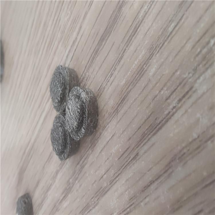 现货供应弹性缓冲丝网压制垫圈 排气消音器填料 钢丝网减震垫