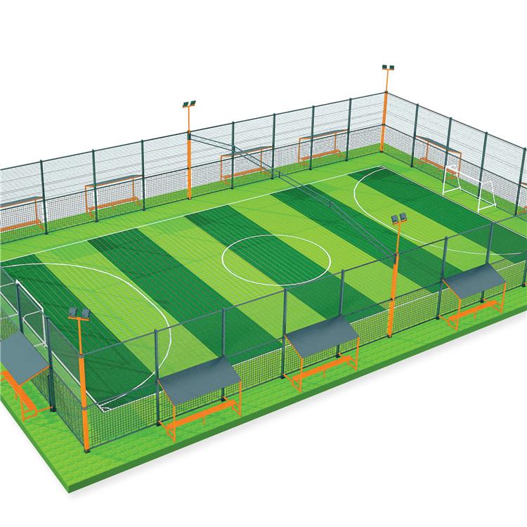 塑胶场围栏网 绿色勾花体育场围网 货源充足 衡川