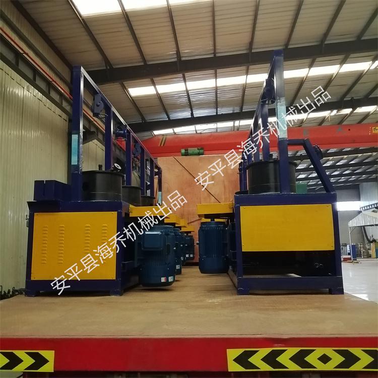 山东客户定制的变频四联带肋拉丝机发货中