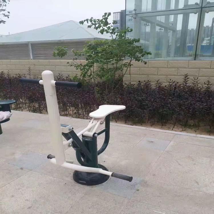 商丘市户外健身路径单人健骑机  公园单人腹肌板 户外高低杠 太极揉推器 三人扭腰器