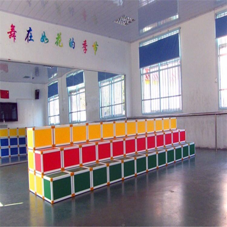 珠海市音乐凳 多功能六面体凳 钢架款合唱凳 音乐教室凳子 口才凳子