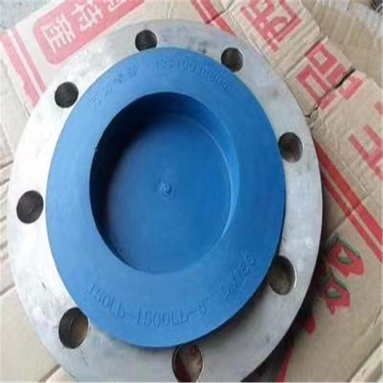 塑料法兰盖盲板帽DN150国标四眼阀门封盖法兰内塞盖下水管道堵盖