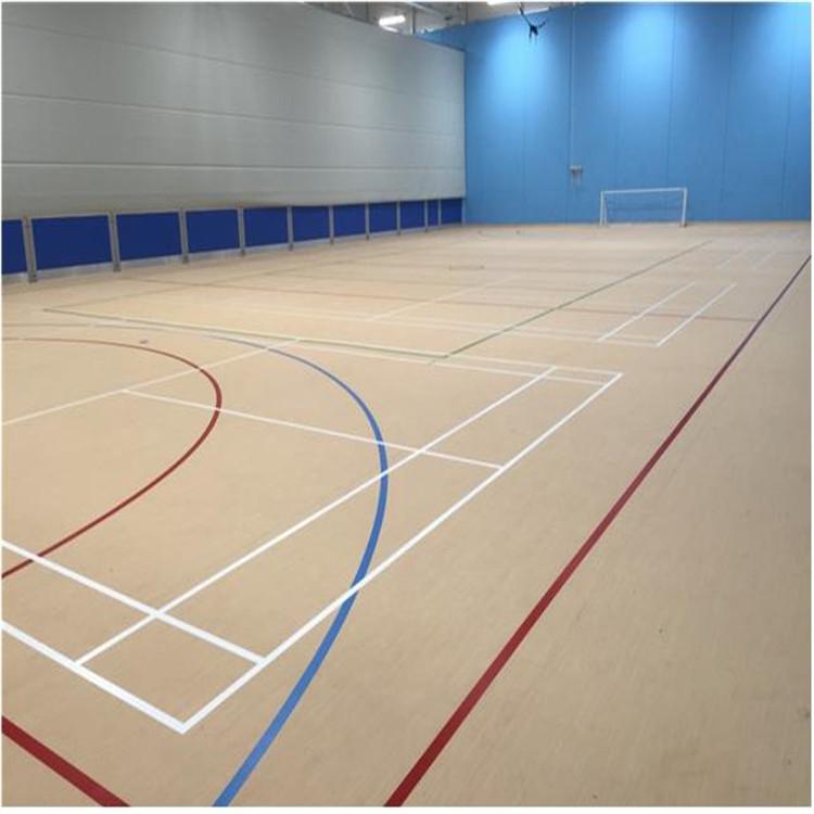 枫桦木室内运动木地板 学校桦木体育地板 篮球场馆实木地板厂家直销