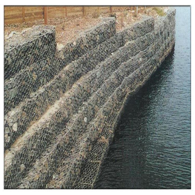 镀高尔凡加筋麦克垫 镀锌石笼网 PVC涂塑格宾网 