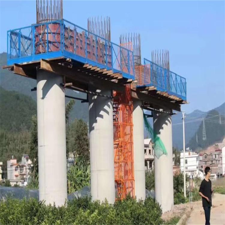 桥墩施工平台 装配式盖梁操作平台 产地货源 质量放心