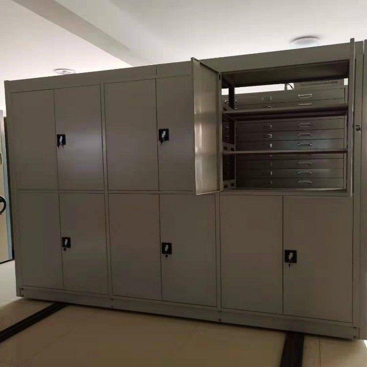 密集架档案室 医院手摇移动密集柜 电动智能资料柜