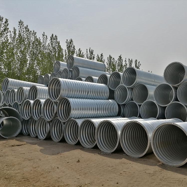 钢波纹涵管金属波纹管涵桥梁排水百功品质省心放心