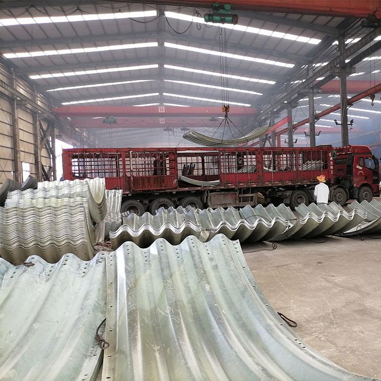 百功波纹涵管钢波纹管涵桥梁加固