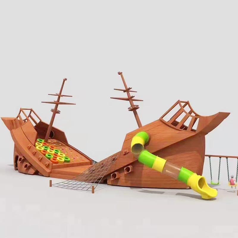 蓝迪熊黄花梨组合滑梯  幼儿园景区滑梯 大量出售