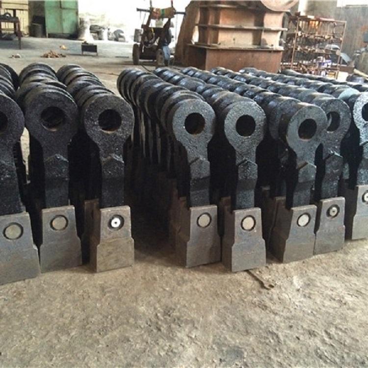 辽宁盘锦锤式破碎机锤头 博固 耐磨高锰钢锤头厂家