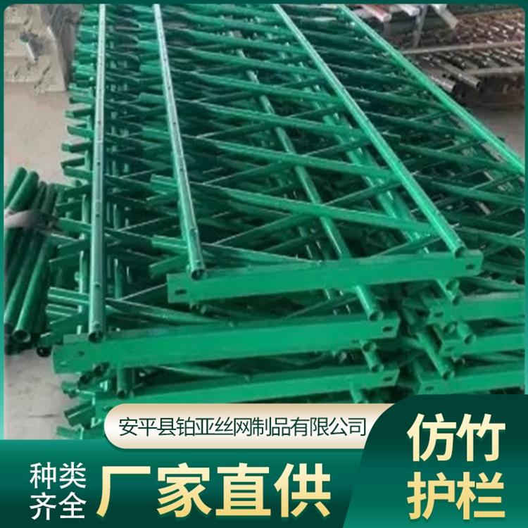 仿竹护栏 定制公园草坪仿真竹篱笆围栏 景区园林隔离不锈钢防护栏 