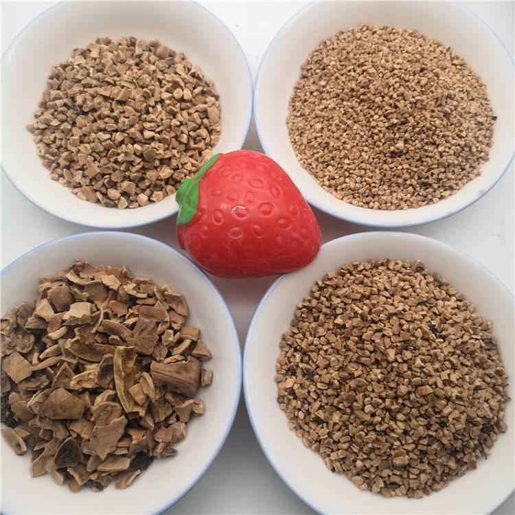 核桃壳滤料油田污水处理用核桃壳滤料厂家现货水净化果壳滤料