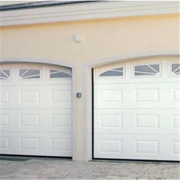 优质厂家定制卷闸门 电动翻板车库门 铝合金拉丝铜色车库门设计安装供应商