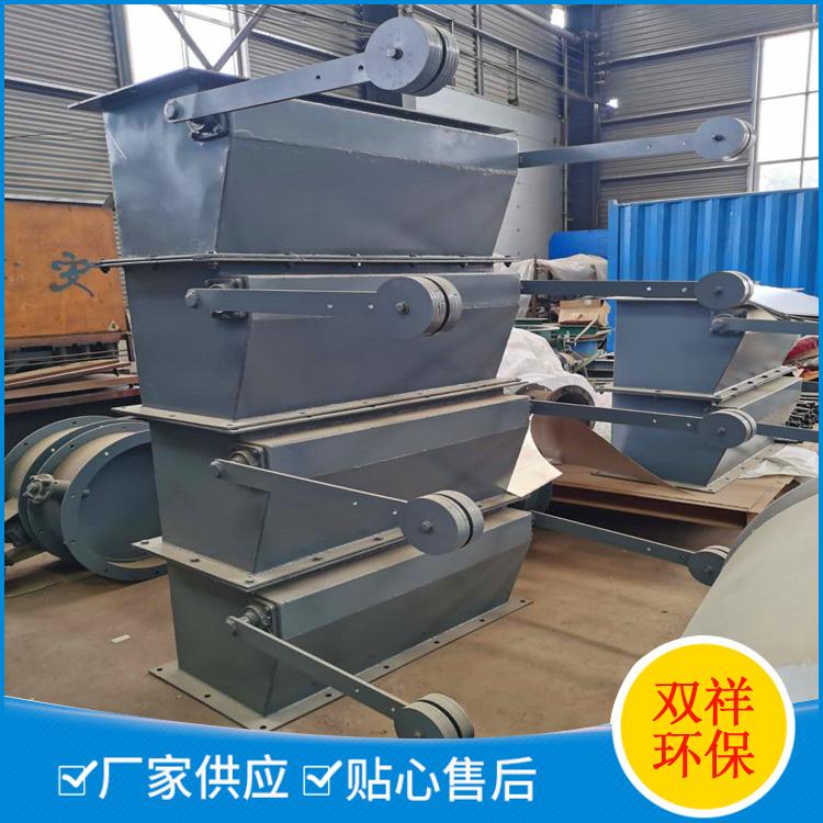 双祥环保 电动重锤卸灰阀 管道通用翻板阀 耐磨锰钢卸灰阀