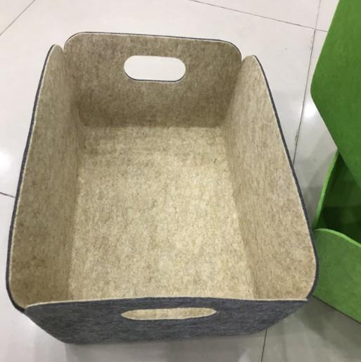 百旺优厂家 毛毡收纳篮 一体成型收纳 不易变形 支持定制