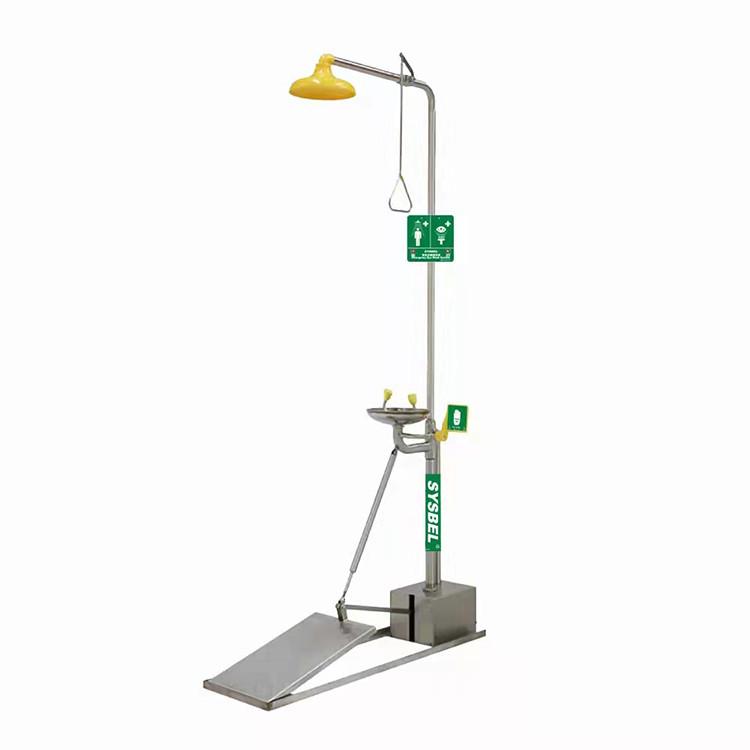 复合式经典版洗眼器 洗脸器冲淋设备 百盈设备