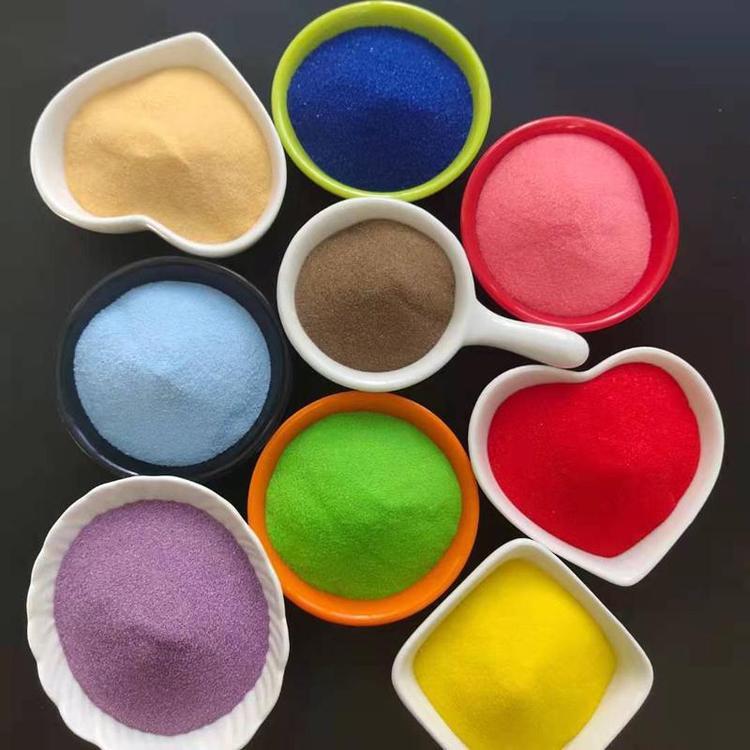 供应彩砂 天然彩砂 染色彩砂 颜色齐全