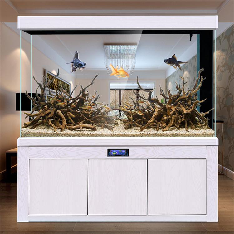 屏风鱼缸柜直销价格木纹铝合金包边批发