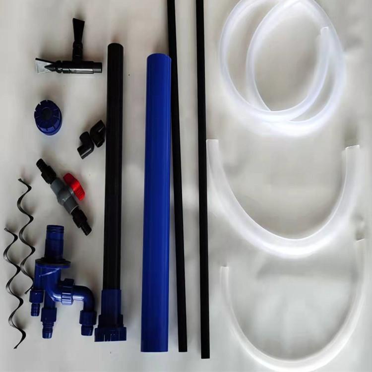 鱼缸三重溢流 小型鱼缸底滤溢流管 55孔强排四通溢流上下水底过滤