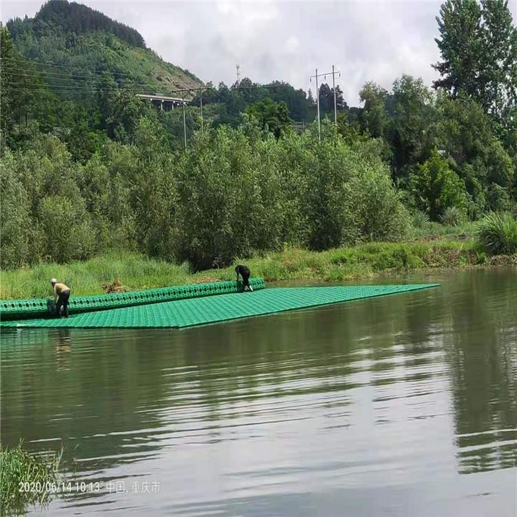 水上湿地种植 污水处理生态浮床 水上浮床 人工浮岛批发