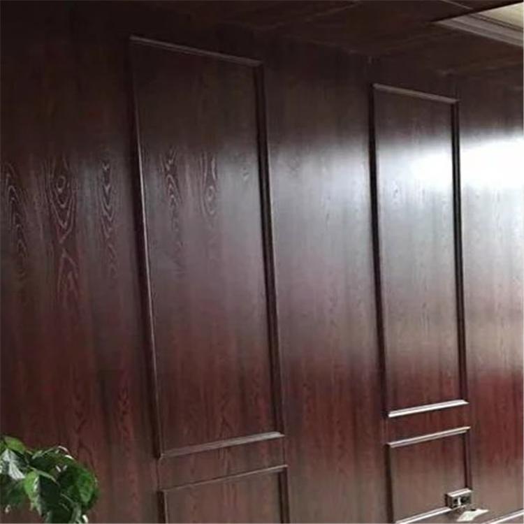 木饰面护墙板 木饰面批发价格 木饰面墙板防火免漆饰面板背景墙