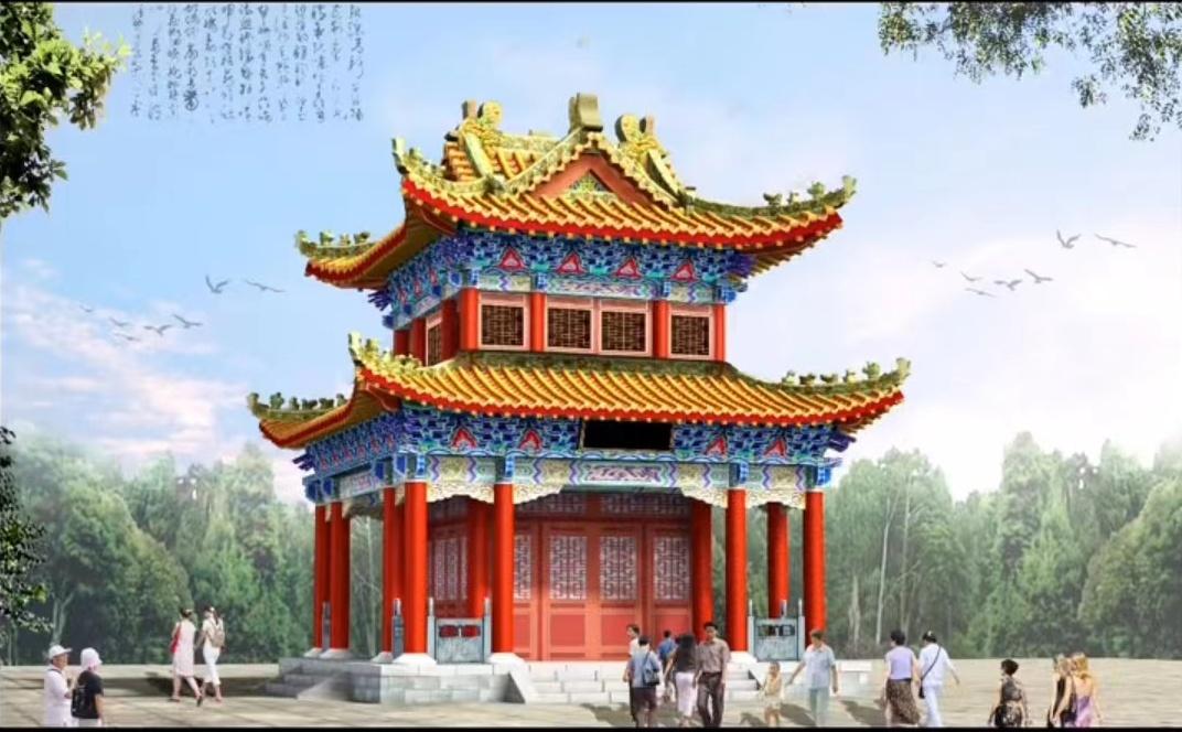 出售 古建凉亭长廊 亭子定制