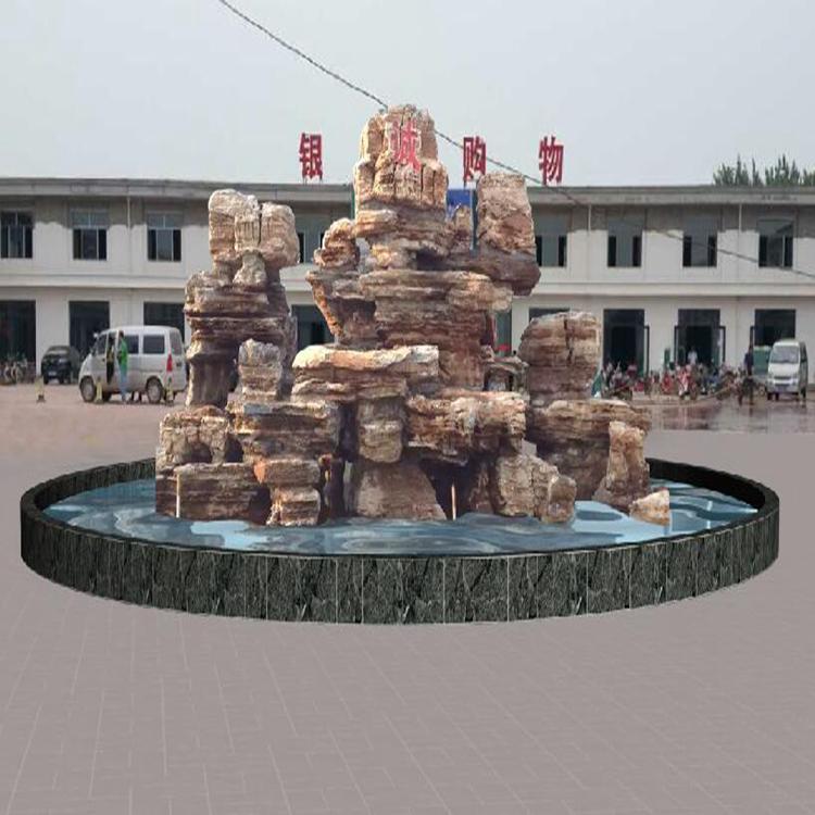 千层石假山造景工程 园林假山工程制作 包工包料