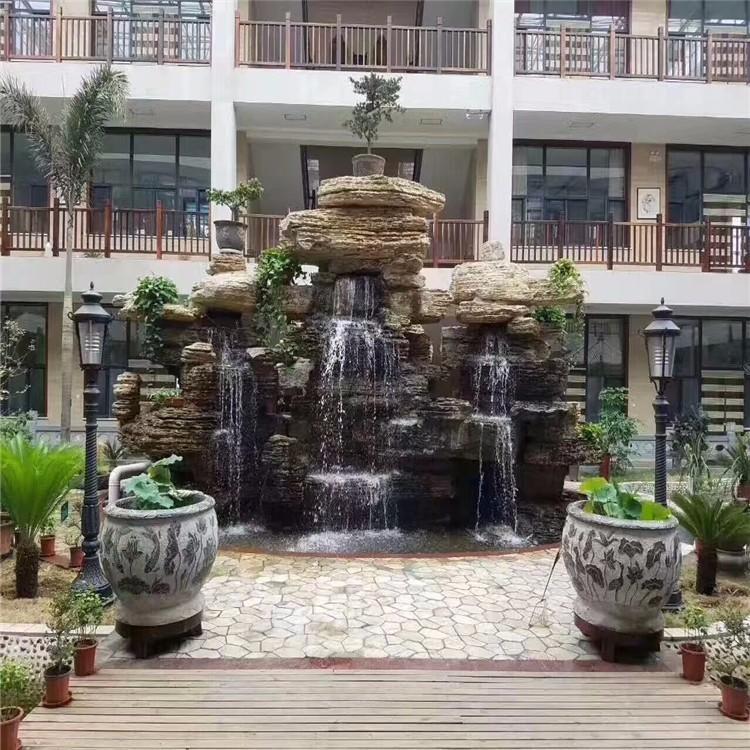 园林景观石 鱼池千层石假山 邯郸欢迎选购