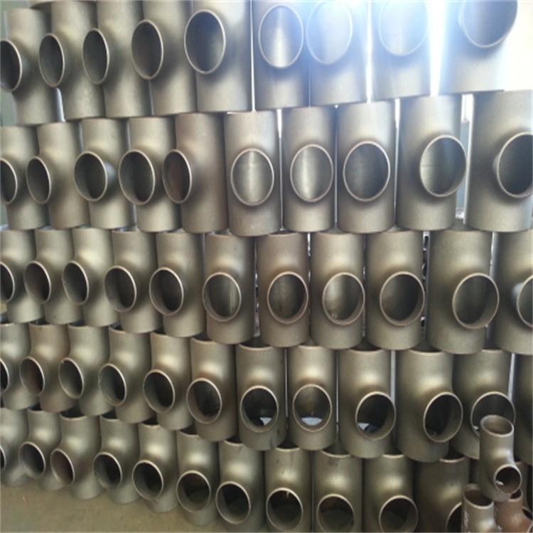 A403 WP304L三通A403 WP316L三通设置接嘴三通加工热压三通价格优异量大