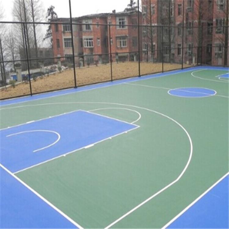 健安体育 硅pu球场 塑胶硅PU篮球场设计施工厂家