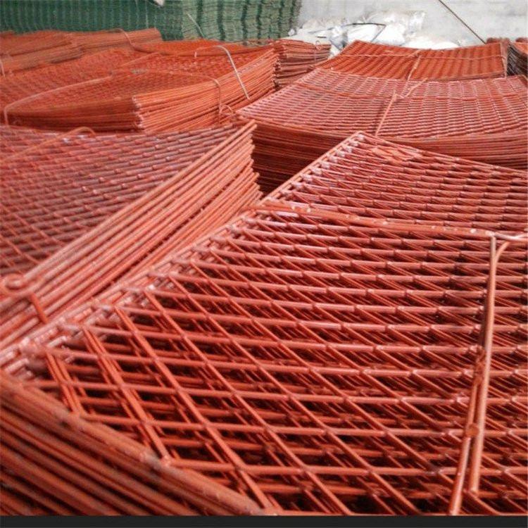  菱形钢芭网 钢笆网片 建筑脚手架钢笆片